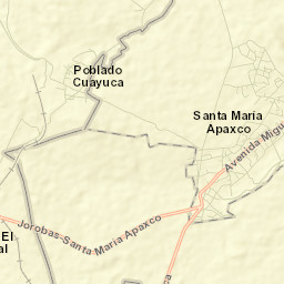 Santa María Apaxco Street Map