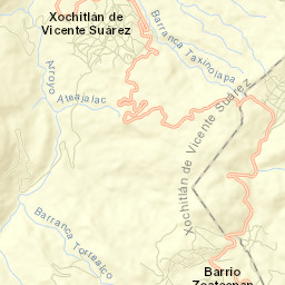 Nauzontla Street Map