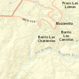 Mazamitlongo Street Map