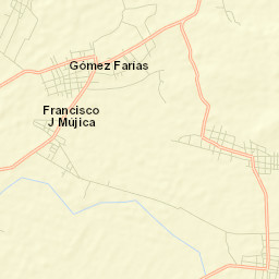 Etúcuaro Street Map