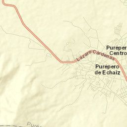 Purépero de Echáiz Street Map