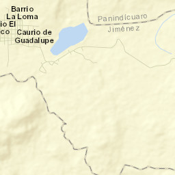 Caurio de Guadalupe Street Map