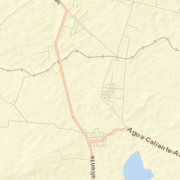 Agua Caliente Street Map