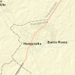 Hueypoxtla Street Map