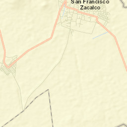 San Francisco Zacacalco Street Map