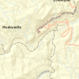 Huahuaxtla Street Map