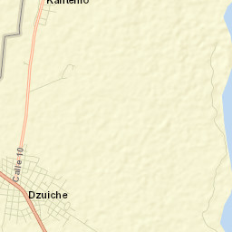 Dziuche Street Map