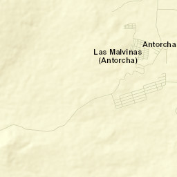 Colonia las Malvinas (Colonia Antorcha) Street Map