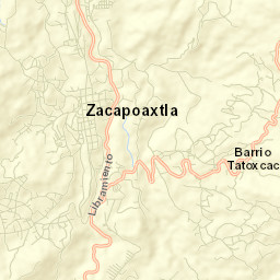 Santa Cruz Xaltetela Street Map