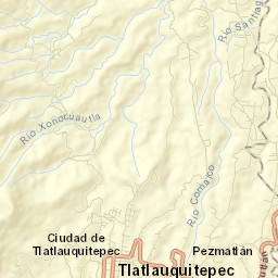 Ciudad de Tlatlauquitepec Street Map