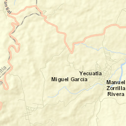Yecuatla Street Map
