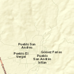 San Andrés Ixtlán Street Map