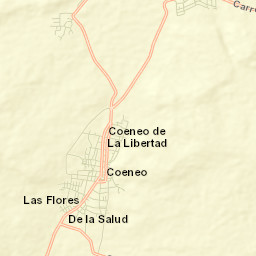 Coeneo de la Libertad Street Map