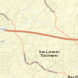 Manto del Río Ejido Street Map