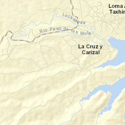 La Cruz y Carrizal Street Map