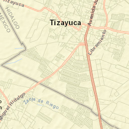 Tizayuca Street Map