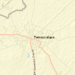 Temascalapa Street Map