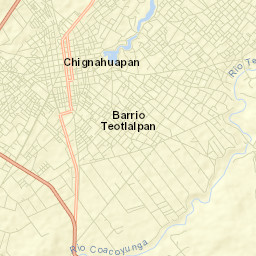 Ixtlahuaca Barrio Street Map