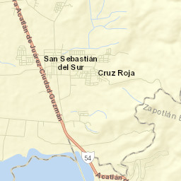 Gómez Farías Municipality Street Map