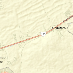 Uruétaro Street Map