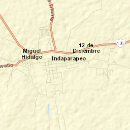 Indaparapeo Street Map