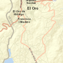 San Nicolás el Oro Street Map