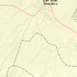 Teacalco Street Map