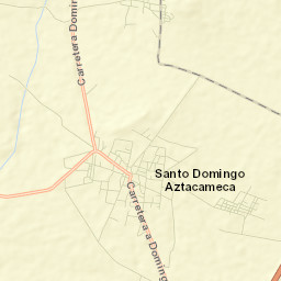 Santo Domingo Aztacameca Street Map