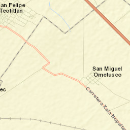 San Felipe Teotitlán Street Map