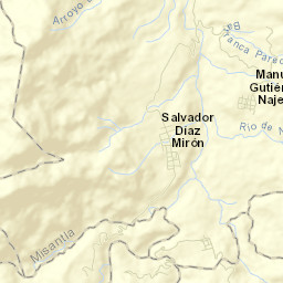 Salvador Díaz Mirón Street Map