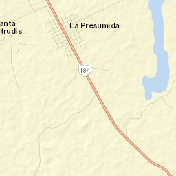 La Presumida Street Map
