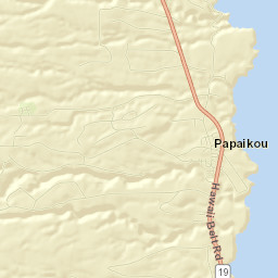 Pāpa‘ikou Street Map