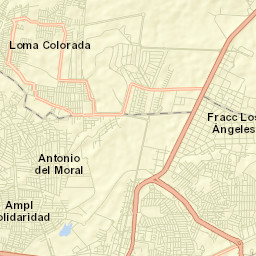 Fraccionamiento Metrópolis II Street Map