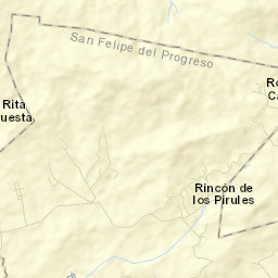 Rincón de los Pirules Street Map