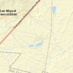 San Miguel Tenochtitlán Street Map