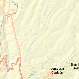 Villa del Carbón Street Map