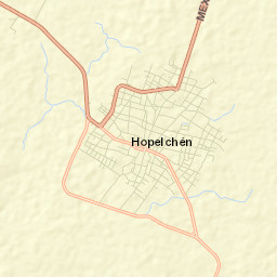 Hopelchén Street Map