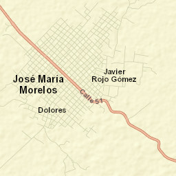 José María Morelos Street Map