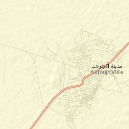 Akjoujt Street Map