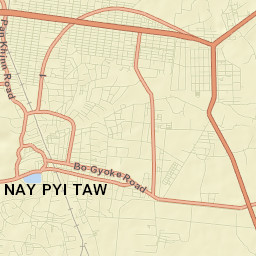Pyinmana Street Map