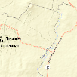 Tocumbo Street Map