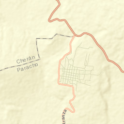Cherán Atzicuirín (Cheranástico) Street Map