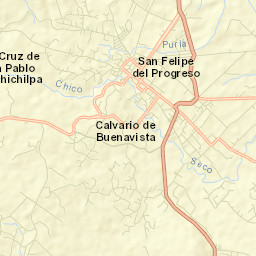 Calvario Buenavista Street Map