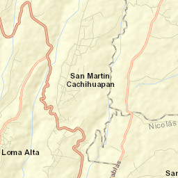 San Martín Cachihuapan Street Map
