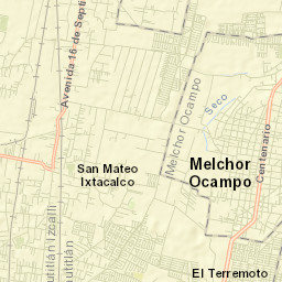 Santa María Huecatitla Street Map