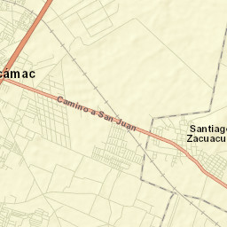 Santiago Zacualuca Street Map