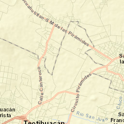 San Francisco Mazapa Street Map