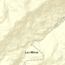 Las Minas Street Map
