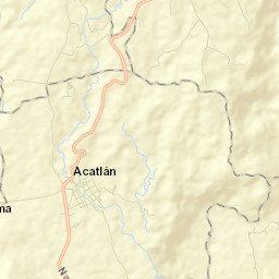 Acatlán Street Map