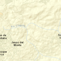 Jesús del Monte Street Map